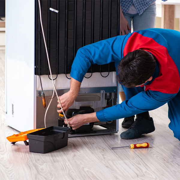 will the repair service cause any damage to my refrigerator in Tusten